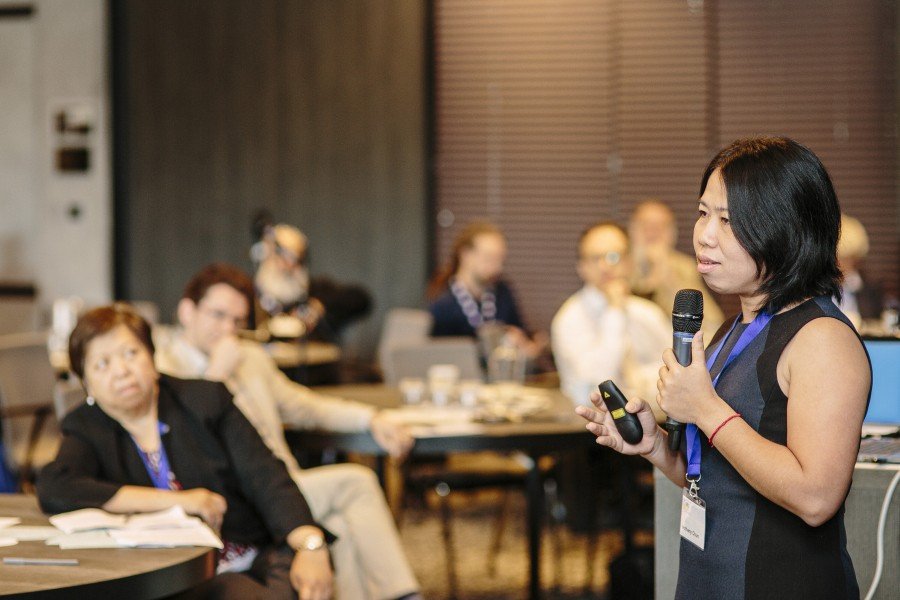 Sothany Chun, CEO de First Finance Plc en la Reunión de Miembros 2019 de Oikocredit